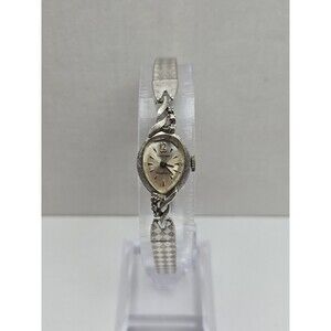 Vintage Waltham 23 Jewels Manual Wind Watch Rolled Gold Plated Diamond Accent